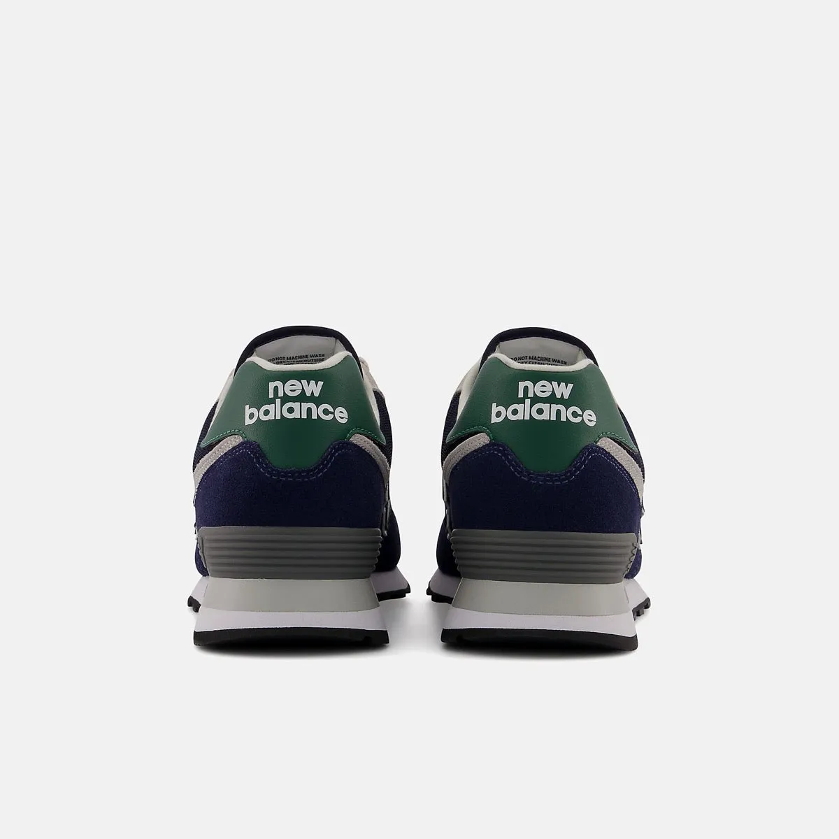 Scarpe Uomo NEW BALANCE Sneakers 574 in Mesh e Suede colore Navy e Green