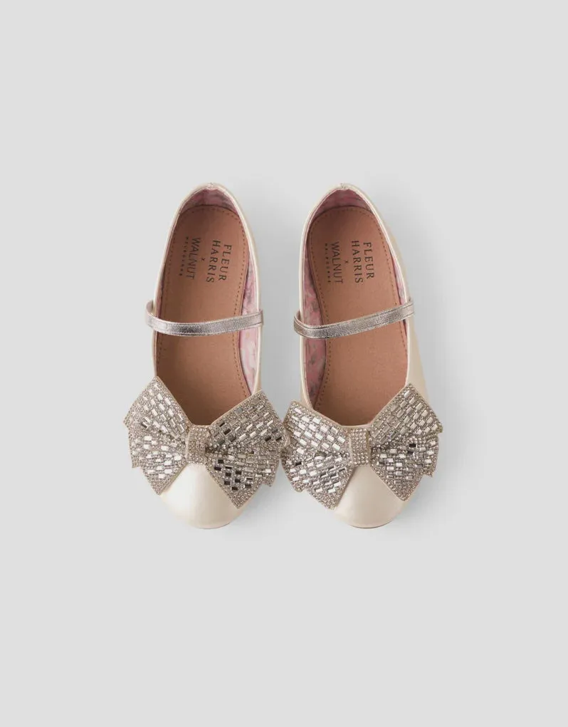 WALNUT MELBOURNE DAZZLE BALLET FLAT